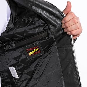 ルマン M レザー ライダースジャケット メンズ 黒 キルティング 本革 ルマン M レザー ライダースジャケット メンズ 黒 キルティング