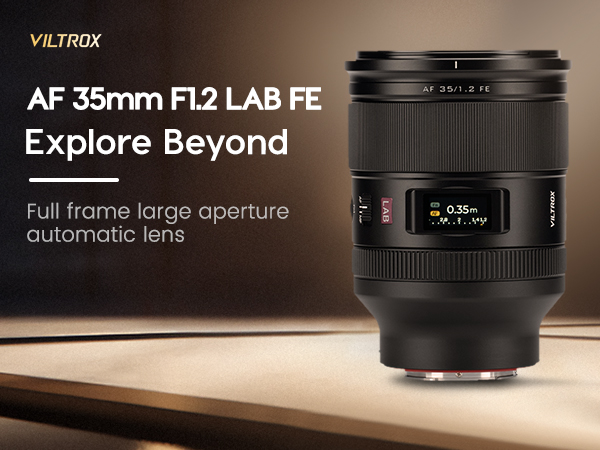 Amazon.com : Viltrox AF 35mm F1.2 LAB FE Full Frame Lens for