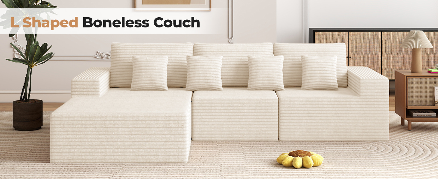 cloud couch sectional 111‘’