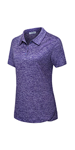 women yoga polo shirt