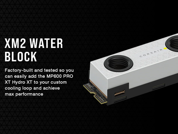 PC周辺機器 MP600 PRO XT Hydro X Edition CSSD-F4000G MP600 PRO XT Hydro X Edition 4TB Gen4 PCIe x4 M.2 NVMe SSD