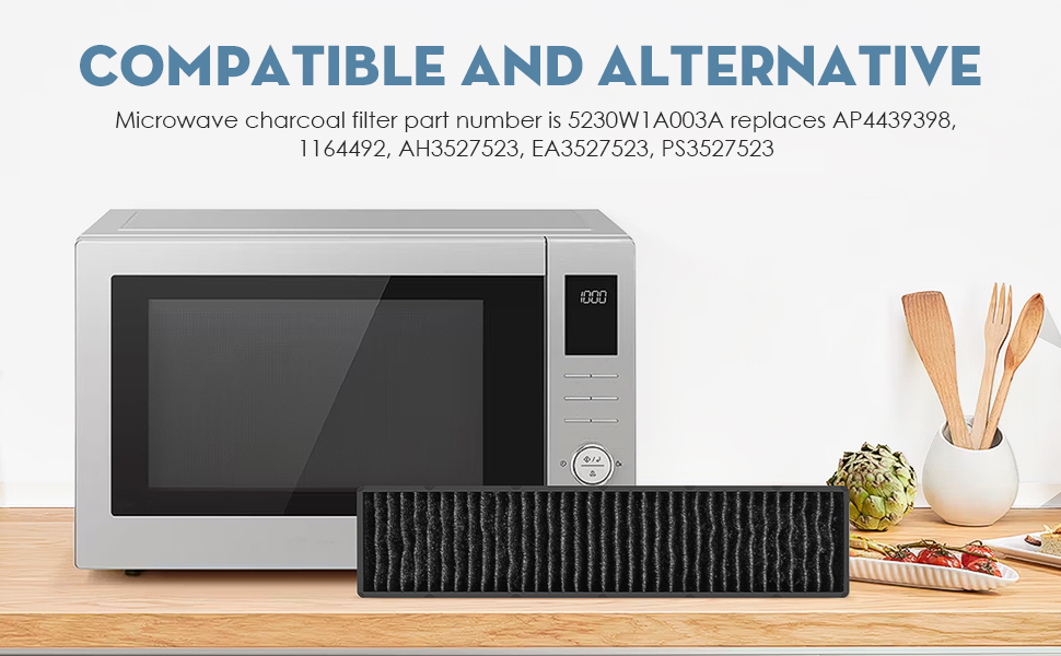 5230W1A003A Charcoal Filter Replacement for LG Microwave