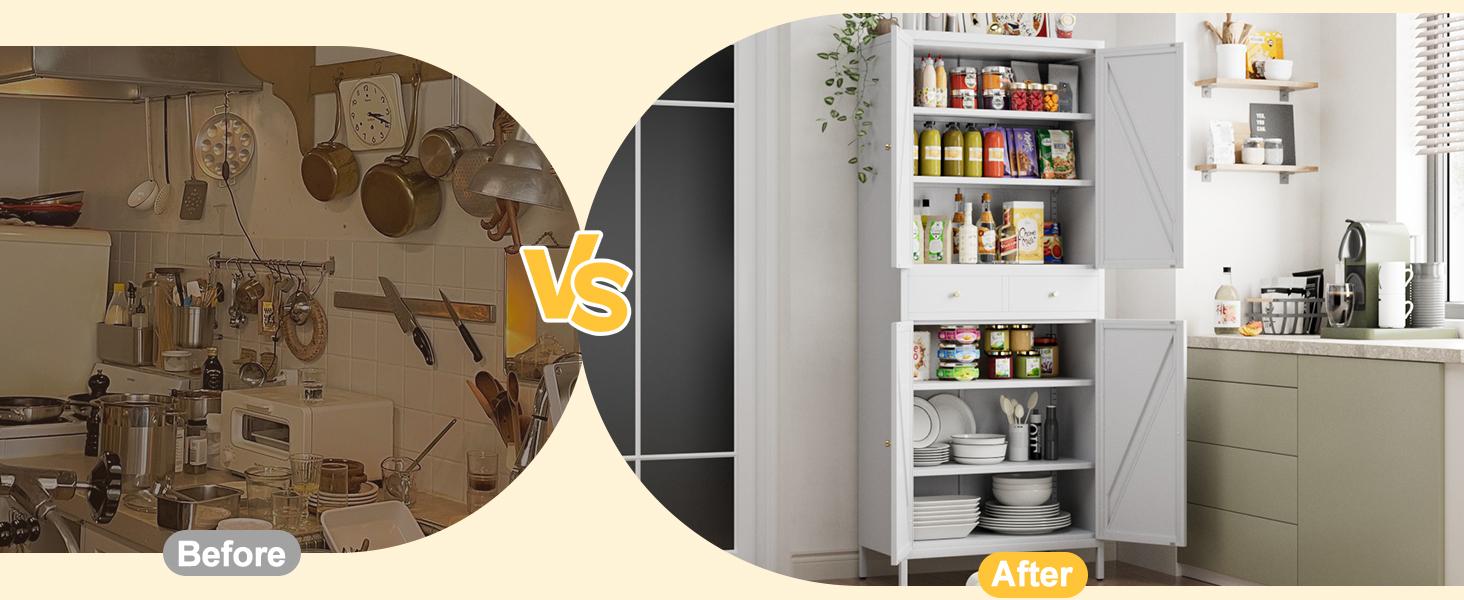 Tall Kitchen Pantry Cabinet