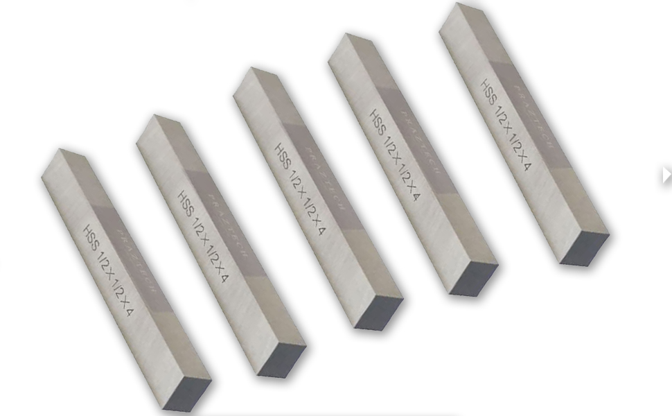 New 5 Pcs 1/2" x 1/2" x 4" HSS Square Tool Bit Lathe Fly Cutter Mill