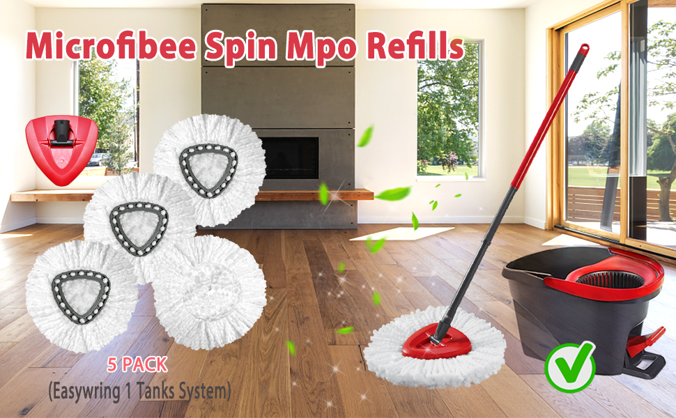 O Cedar Mop Replace Head Compatible with O Cedar EasyWring