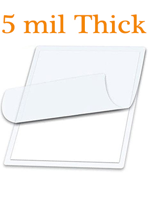 Laminating sheets 8.9 x 11.4 inches