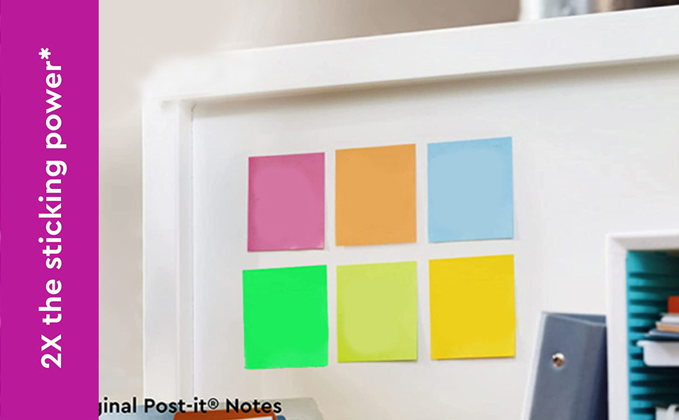 Post It Notes Sticky Notes Pastel Post It Notes (4 Color: Blue, Yellow ...