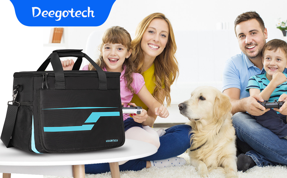 Travel Carrying Case Compatible with Xbox Series X/S, Portable Storage