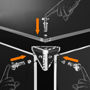 basketball display case easy assemble