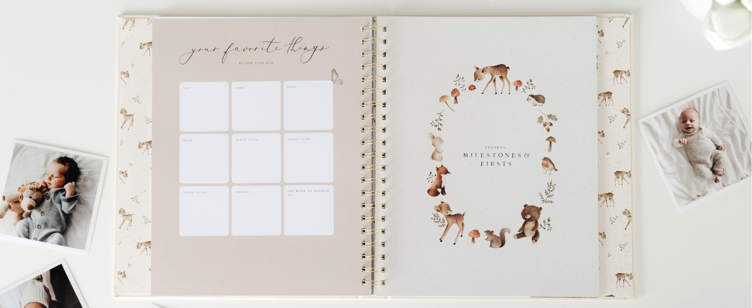 Peachly baby memory books