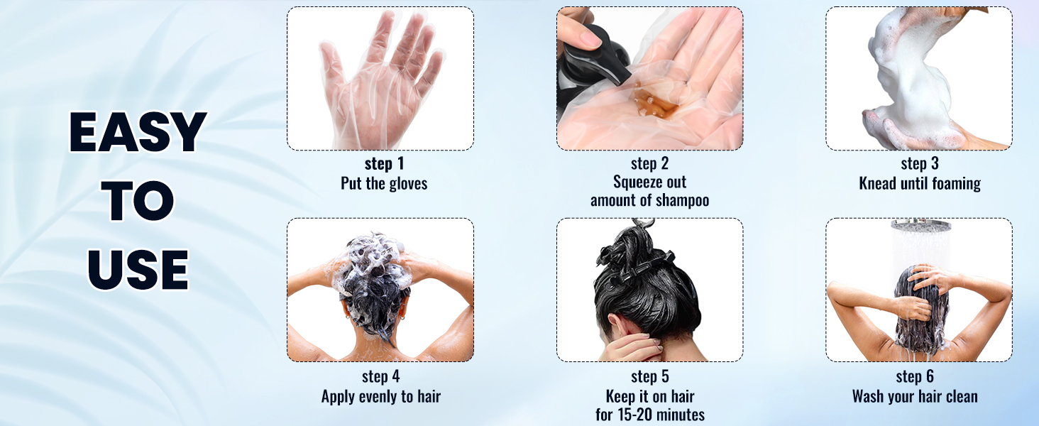 shampoo hair dye
