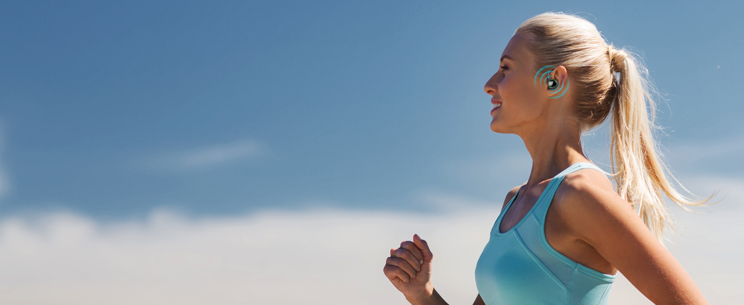 Wireless Earbuds, Bluetooth 5.3 Headphones HiFi Stereo, Bluetooth