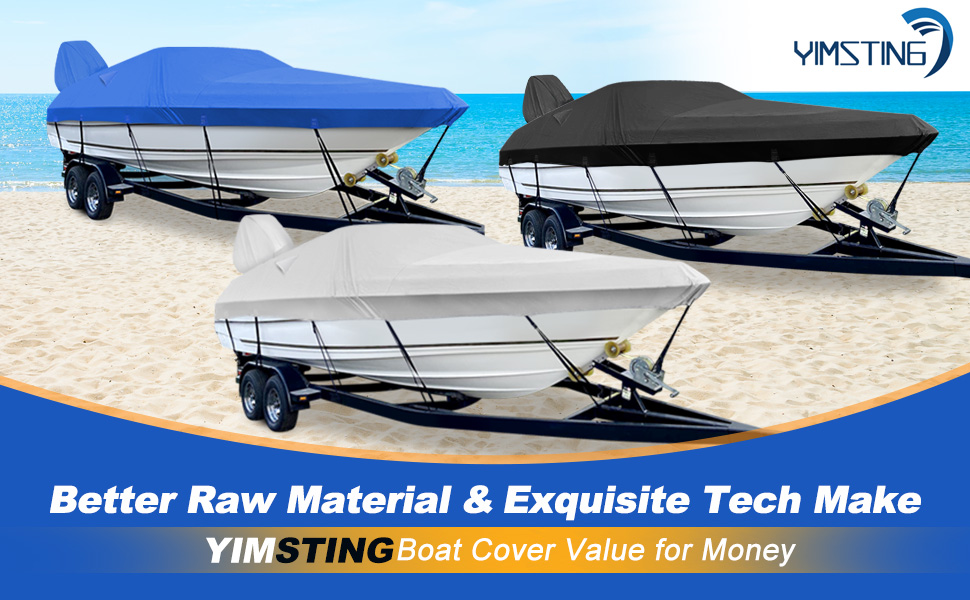 YimSting Boat Cover 1618.5 ft feet 600D Waterproof Boat