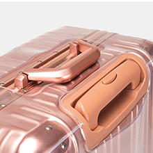 Veki Clear Suitcase Cover PVC Protector with Zip
