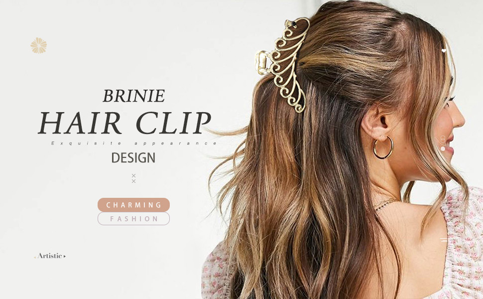 gold hair claw gold metal hair claw clips 