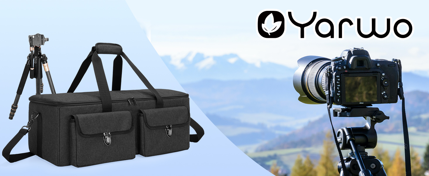 YARWO Tripod Carrying Case 23.4” Long, Portable Photo