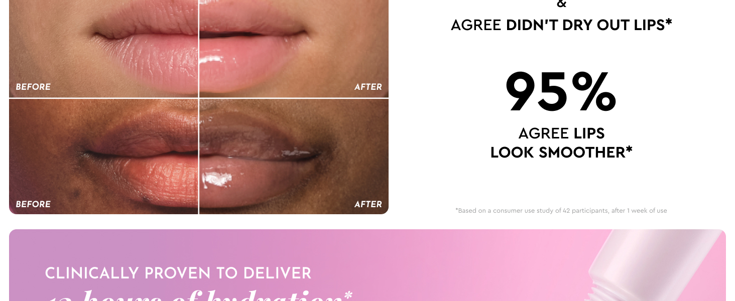 Glow Recipe Glass Balm Lip Treatment with hyaluroinc acid microspheres