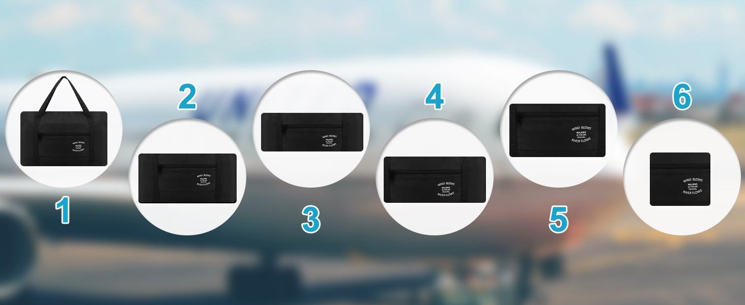 Underseat Foldable Travel Duffel Bag