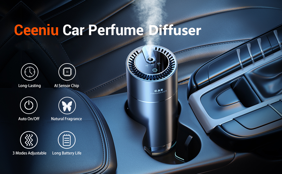Ceeniu Car Perfume Refill for Ceeniu Car Diffuser, Cologne