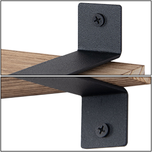 LAVIEVERT Floating Shelves Wall Mounted, Solid Wood Wall Storage Shelves