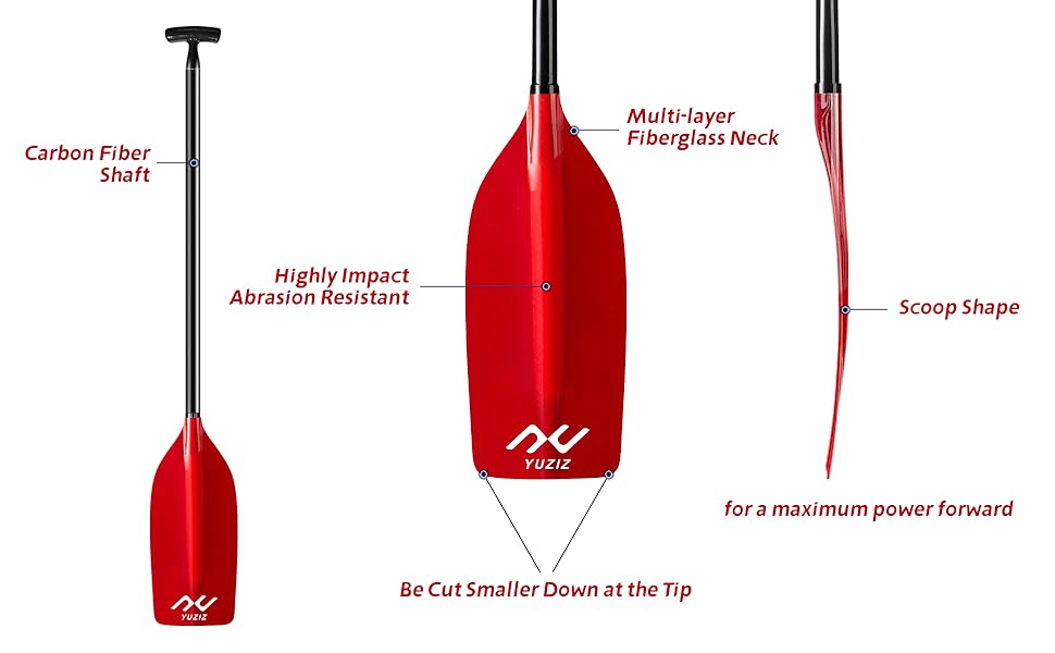 Scoop Shape Rafting Paddle