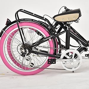 未使用【AVASTA】20インチ折りたたみ自転車　リアキャリア付き Amazon | 【AVASTA】20インチ折りたたみ自転車 コンパクト中学生