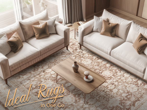 Amazon.com: jinchan Vintage Area Rug 4x6 Dining Room