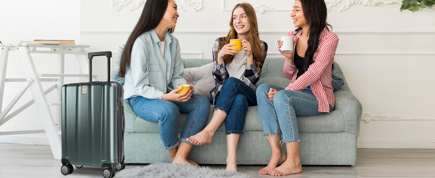 KROSER CARRY ON LUGGAGE