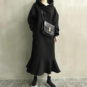 Amazon.co.jp: [CCIINE] ワンピース レディースパーカー