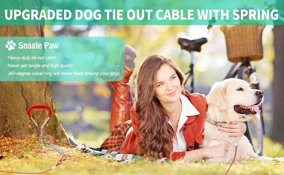 Dog Tie Out Stake Heavy Duty,Dog Stake In Ground Durable.Dog Ground
