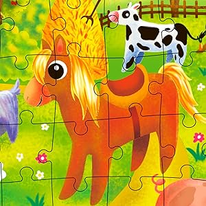 jigsaw puzzle kids toddler animals