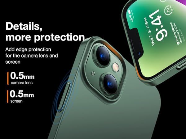 iPhone 13mini ミッドナイトグリーン 本体 TORRASケース付き Amazon.com: TORRAS Slim Fit Compatible for 13 Mini Case
