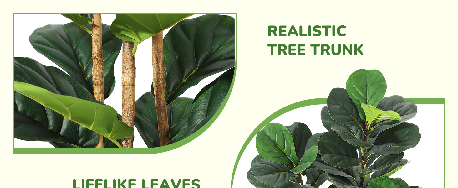 Faux Fiddle Leaf Fig Tree