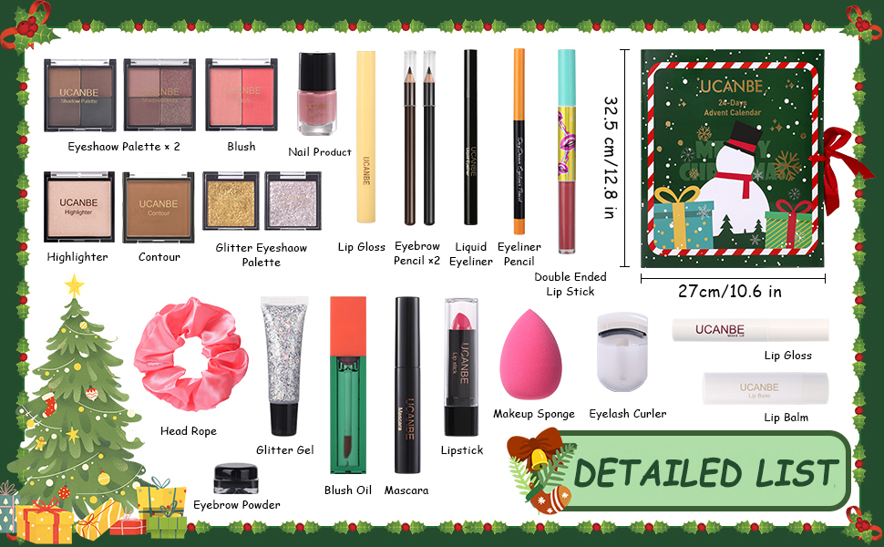 Makeup Advent Calendar 2024 for Women Teens Girls