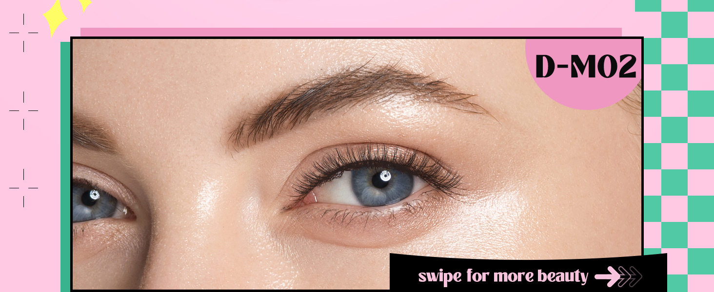 Mink Lashes Full Volume Lashes Natural Look like kiss lashes