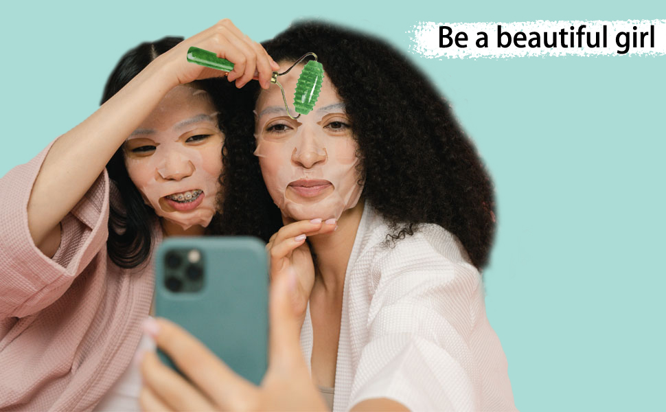 jade roller gua sha set