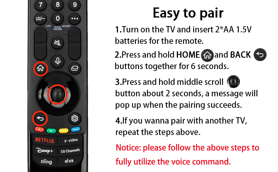 easy to pair