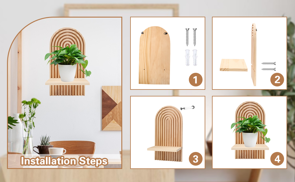 Wood Shelves for Wall Decor