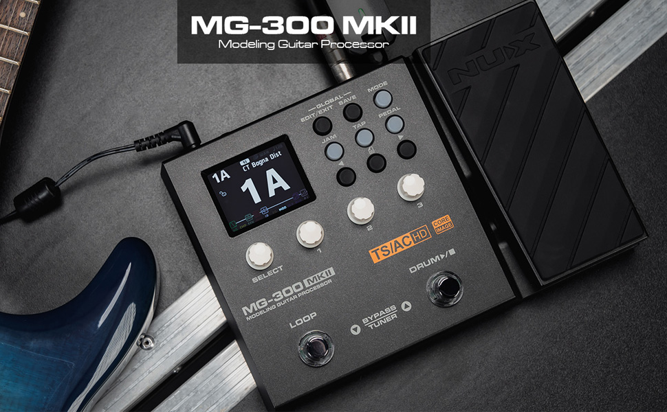 Amazon.com: NUX MG-300 MKII Multi Effects Pedal, 36 IRs, 27