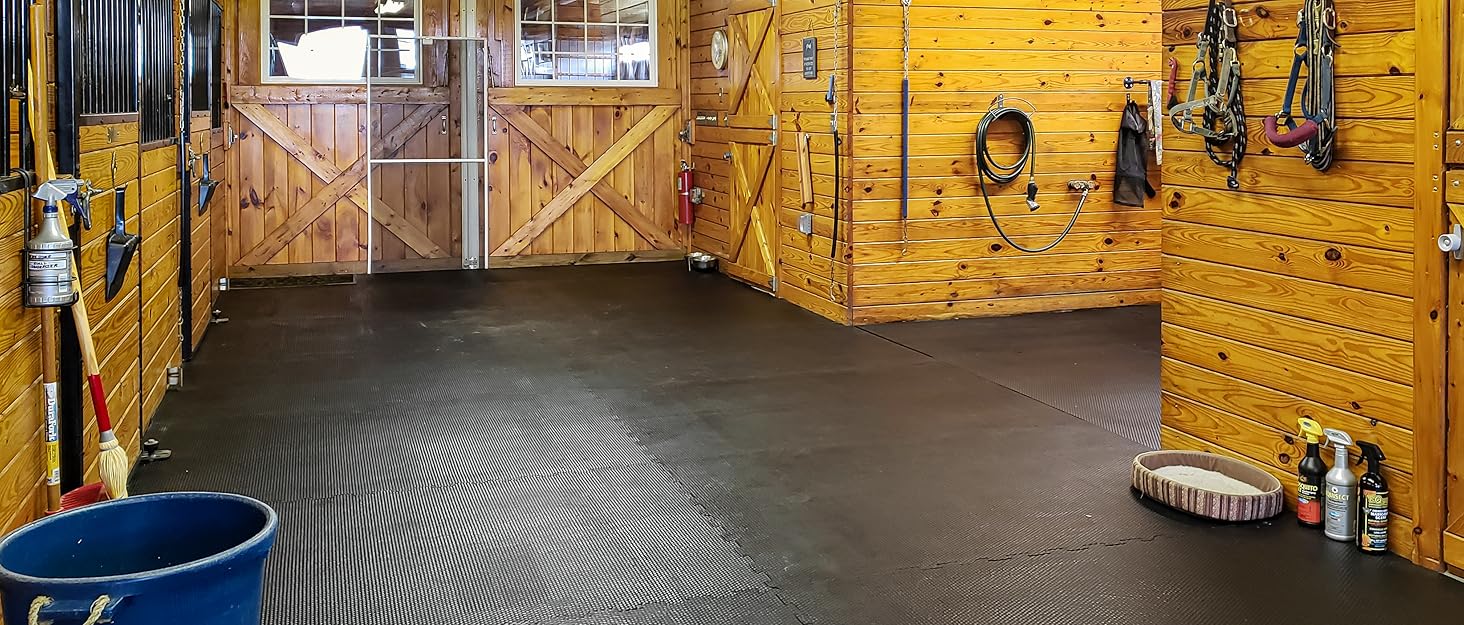 FlexGard Top Rubber Mat 3/4" Thick, 4' x 6', 1