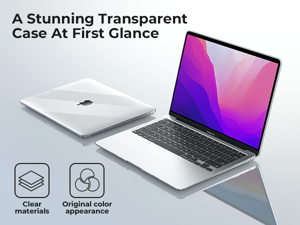 Amazon.com: EooCoo Case Compatible with MacBook Pro 13 inch
