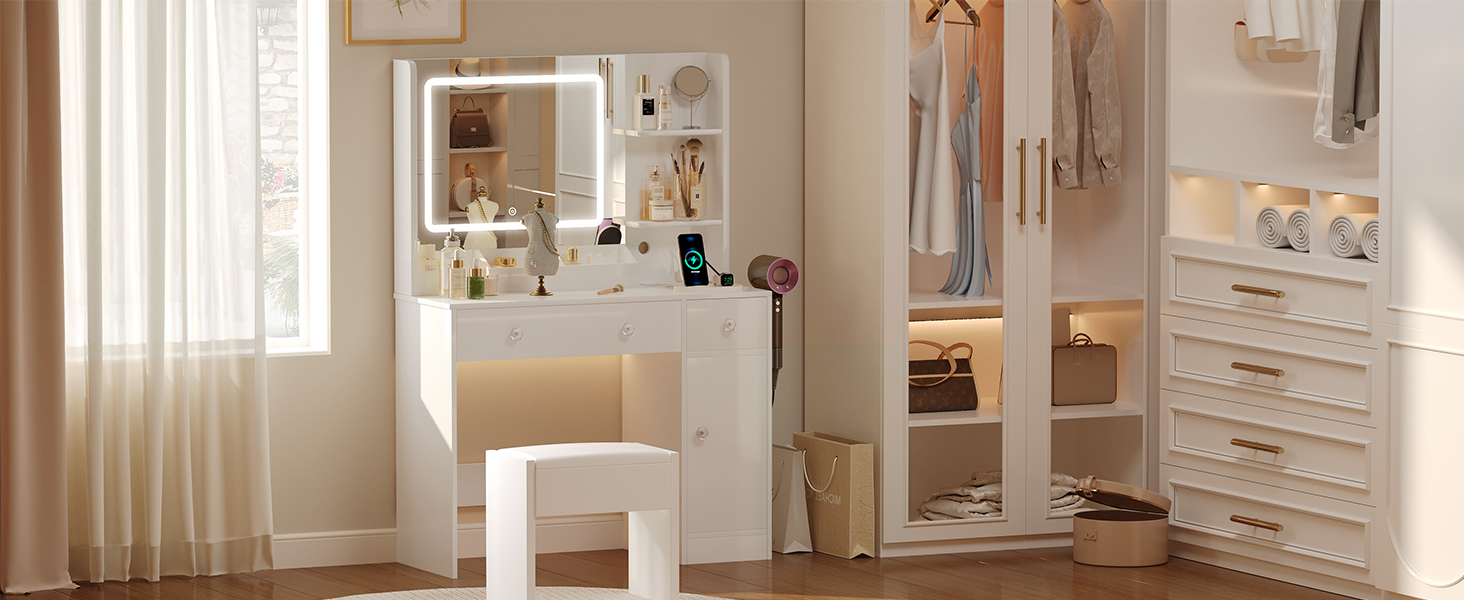 vanity mirror for desk