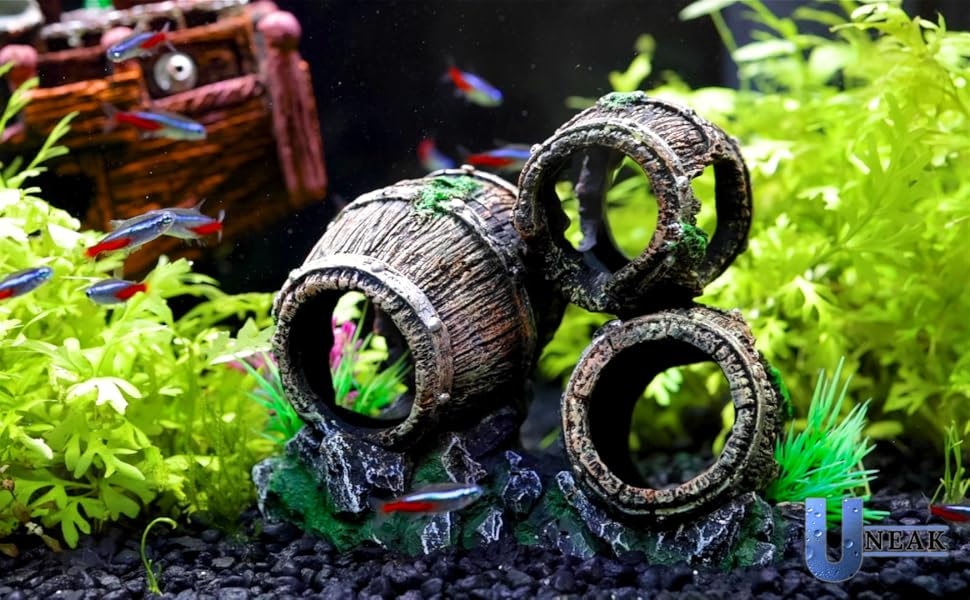 three stacked barrel