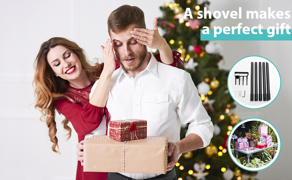 A shovel makes a perfet gift