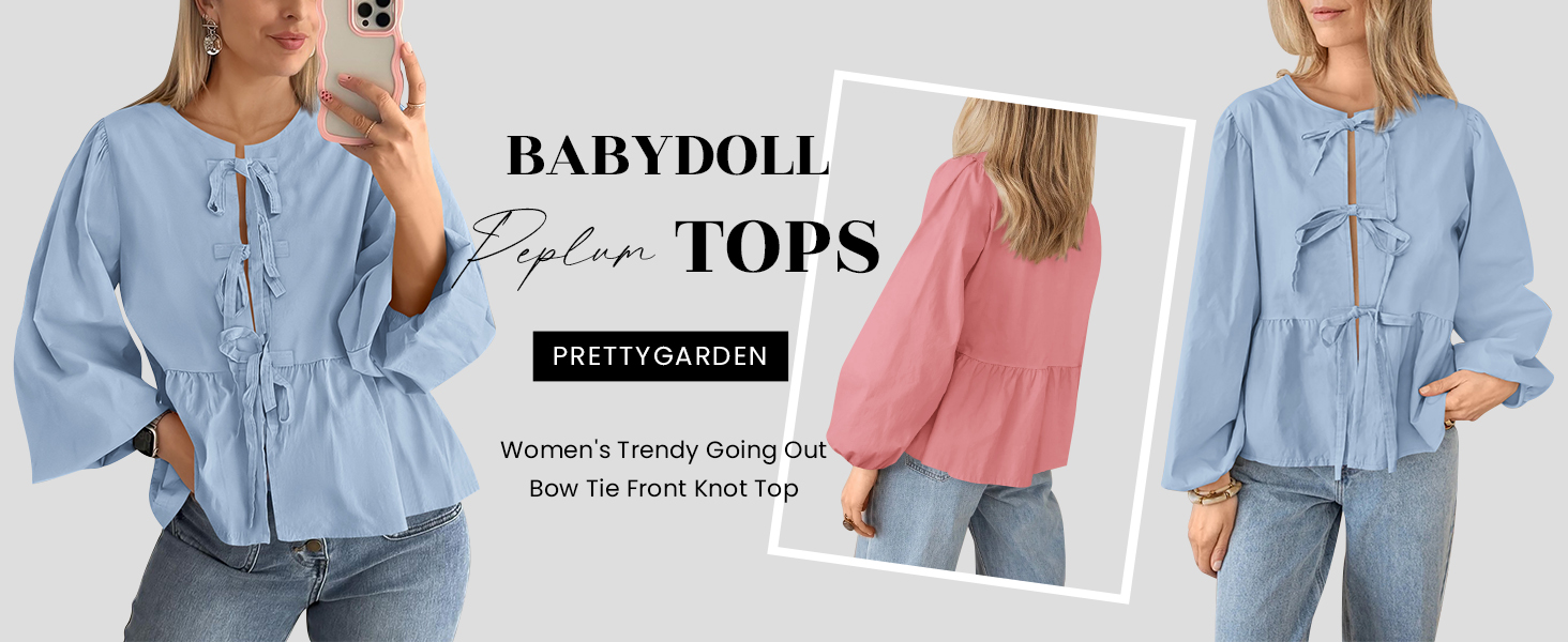 PRETTYGARDEN Casual Tops For Women