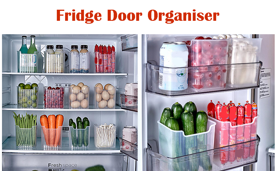 Buy MosQuick® Fridge door organiser Set of 4 fridge storage boxes