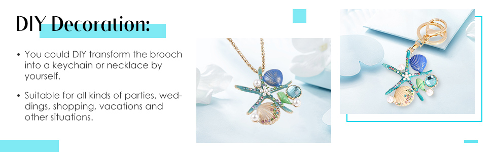 Multi-color Crystal Brooches Pins