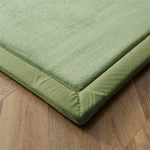 BYBYME Coral Velvet Rug