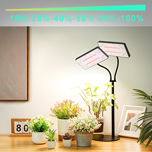 Grow Light, Full Spectrum LED Plant Light for Indoor Plants, Height Adjustable Growing Lamp