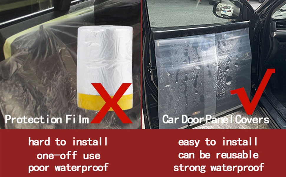 GWEITOOL Window Tint Tools 2Pcs Car Door Panel Covers